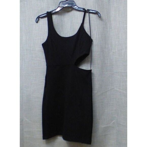 SOCIALITE CUT OUT PONTE BODYCON DRESS IN BLACK, XS - Picture 5 of 12